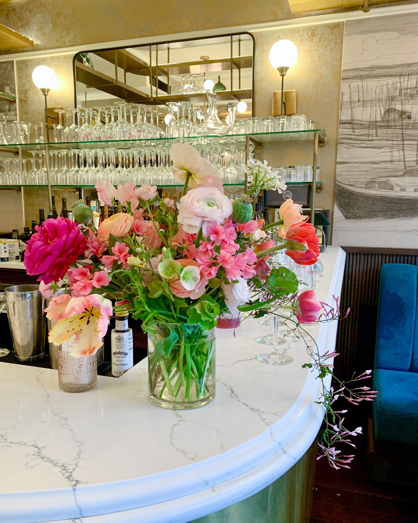Bar Top Arrangement