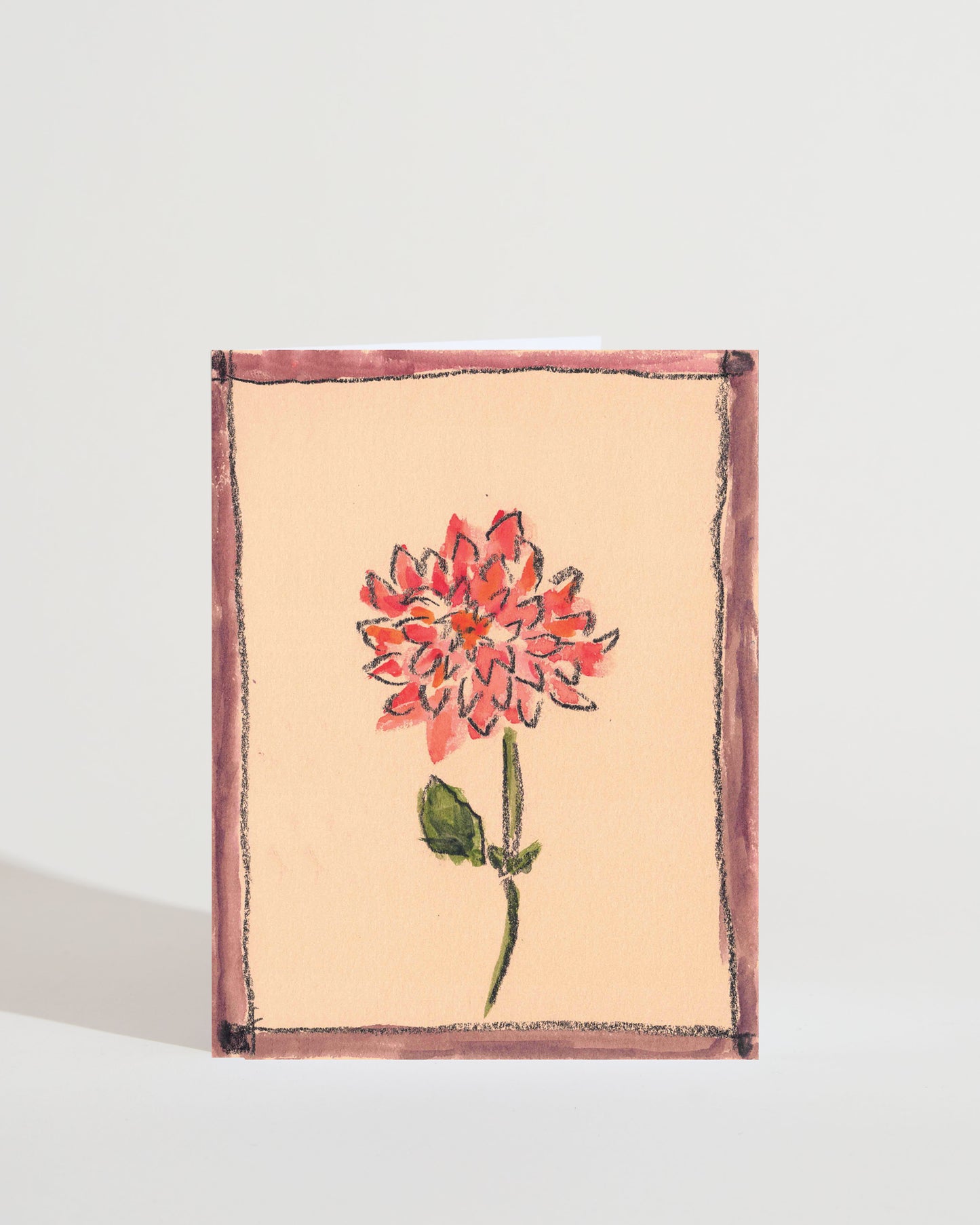 Floral Frame Greeting cards