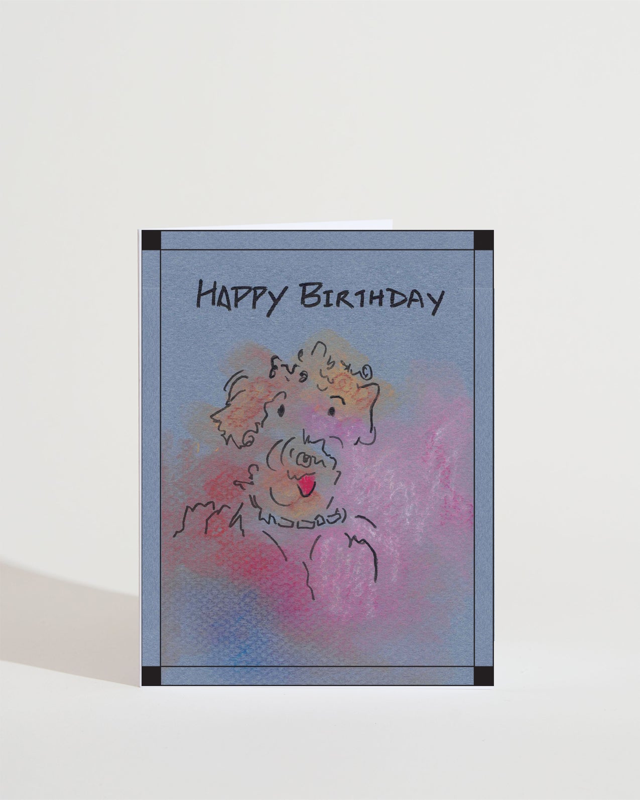 Happy Birthday Dog Greeting Card