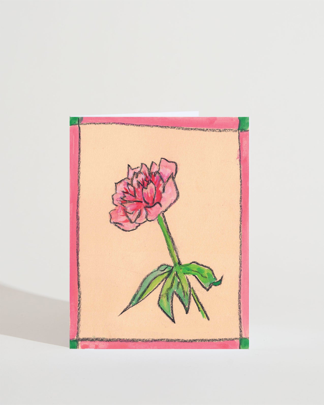 Floral Frame Greeting cards