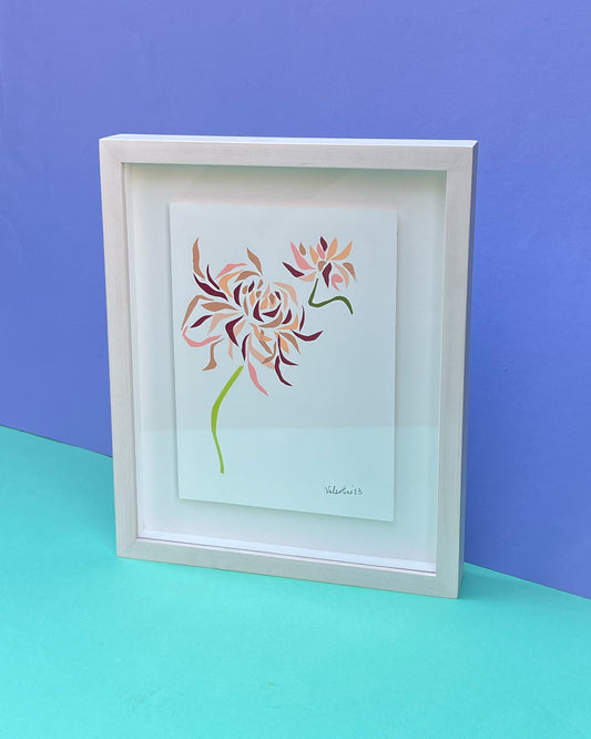 Paper Flower Cutouts by Valentine Leung