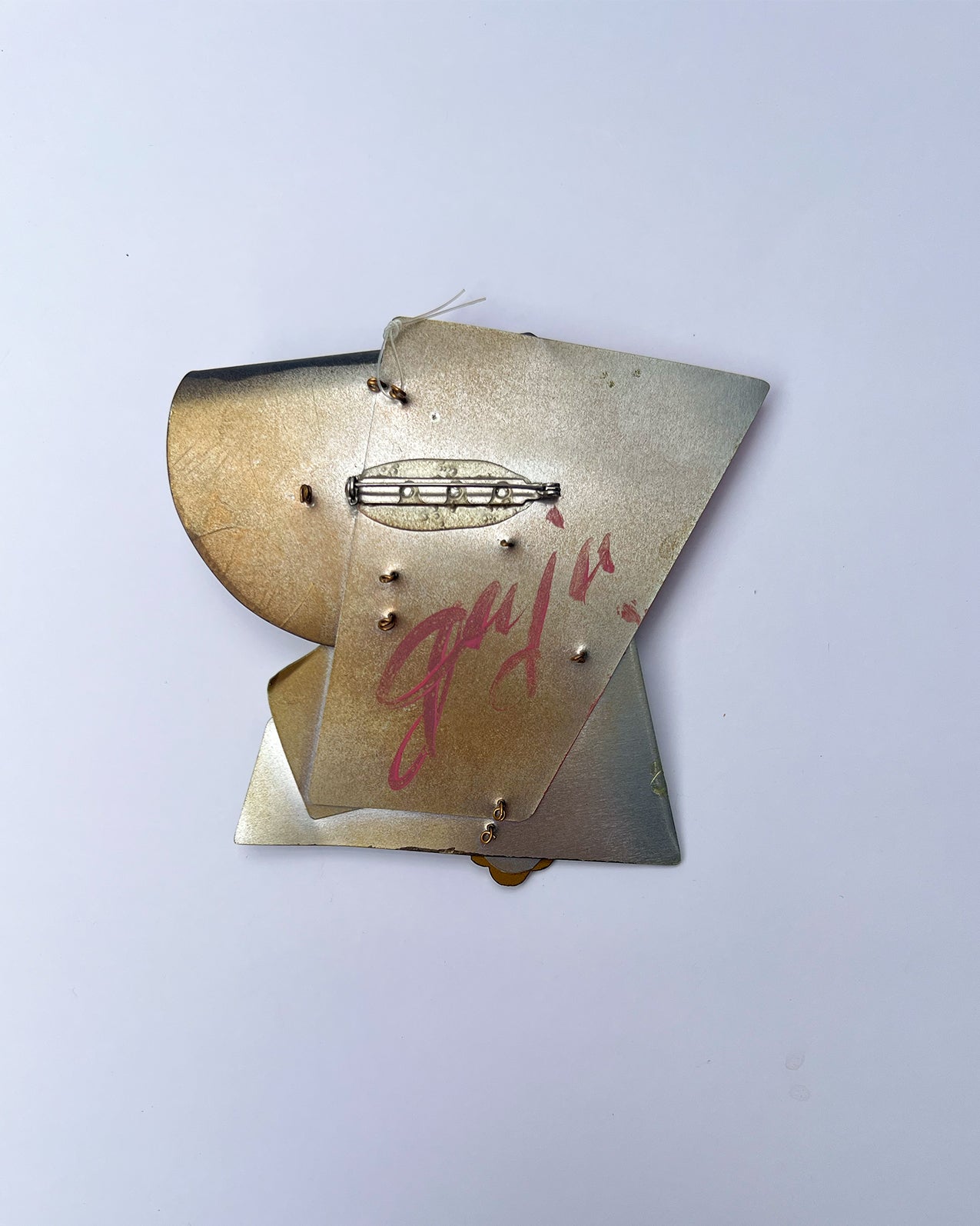 1970s Art Deco Pin Wallhanger
