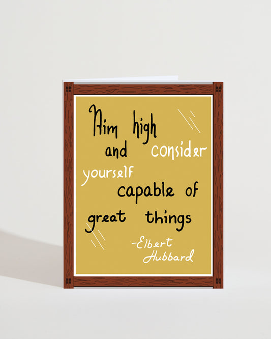 Inspired Quote Series Greeting cards