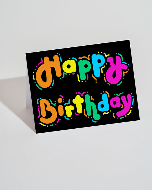 Bubble Birthday Greeting card
