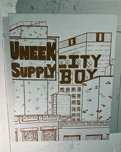 City Boy x Uneek East View Canvas Painting