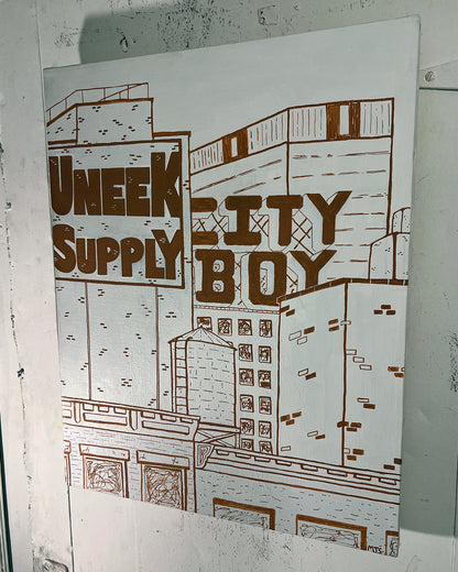 City Boy x Uneek East View Canvas Painting