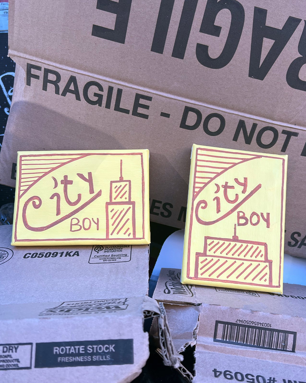City Boy Canvas