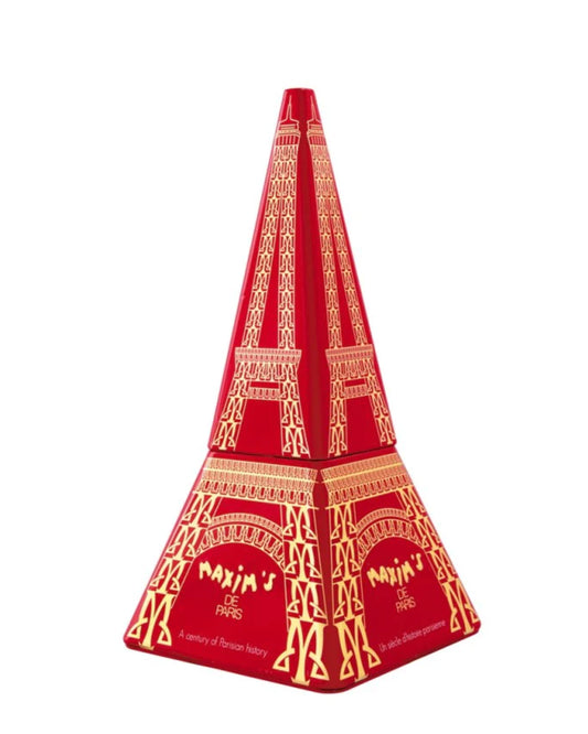 Maxim’s Eiffel tower tin - 14 milk chocolate lace crêpes