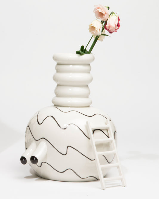 Mike Perry 'No Room for Flowers' Case Studyo Vase