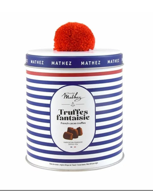 Mathez Chocolate Truffle Pom Tin 250g
