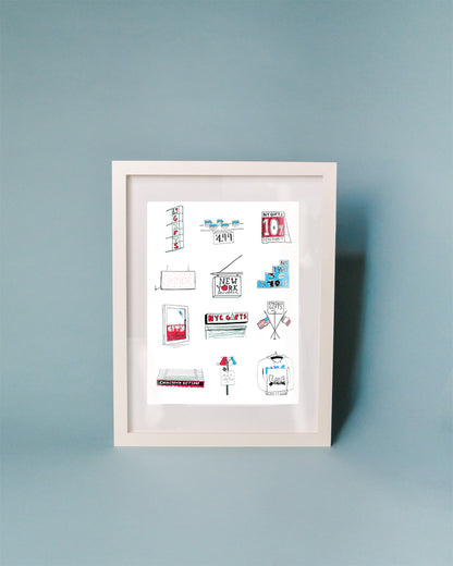 NYC Gift Shop Print