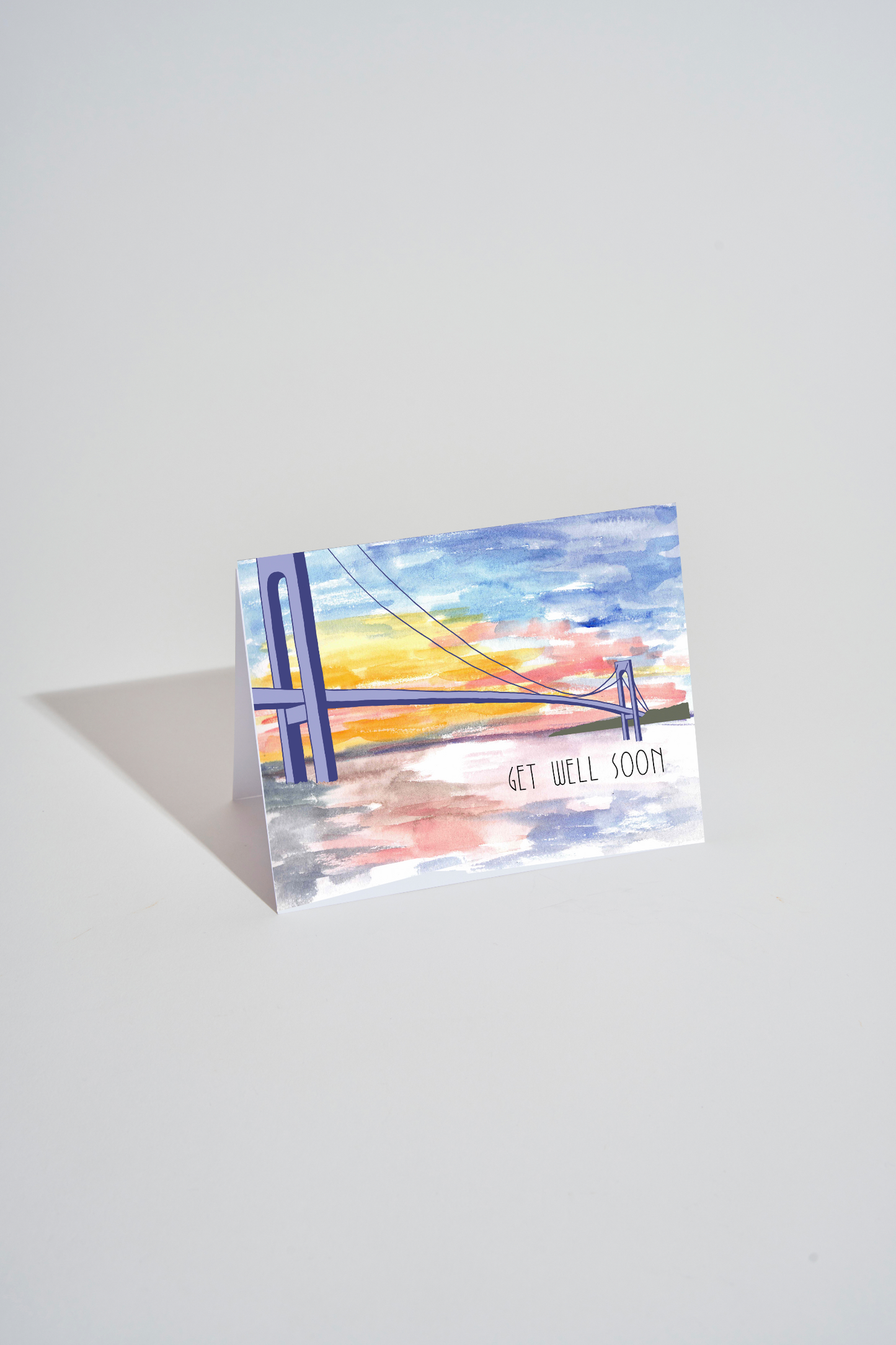 Bridge Get Well Greeting card
