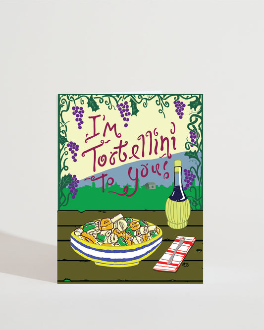 Tortellini Greeting Card