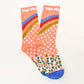 Daisy Dot Sock